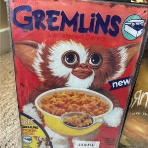 Gremlins Sweetened Cereal Vintage Box Art